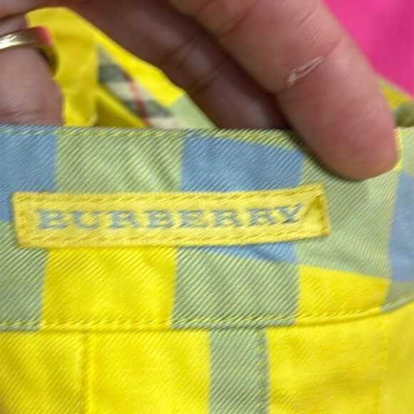 (K2) Burberry Golf Check Print Mini Skirt, Women's Size 8 - Picture 7 of 13